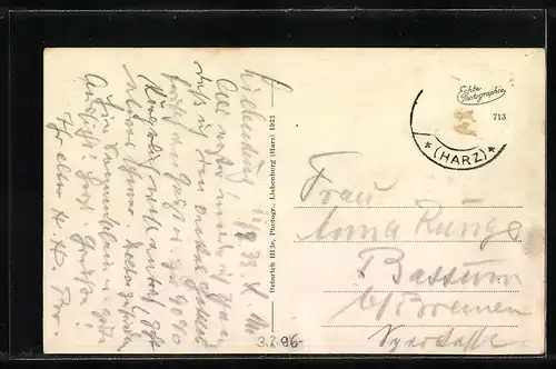 AK Liebenburg /Harz, Das Schloss