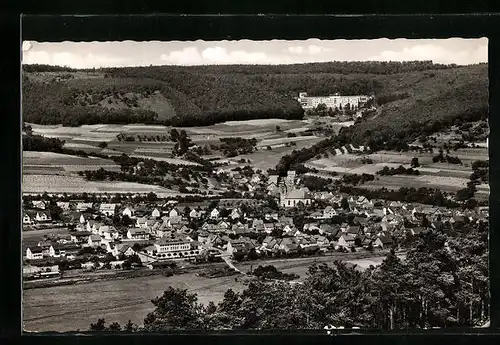 AK Sandbach /Odenw., Ortsansicht mit Blick auf das Ernst-Ludwig-Sanatorium