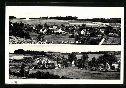 AK Alpe, Panoramen des Ortes