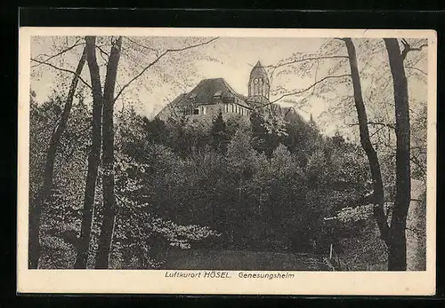 AK Hösel, Genesungsheim von unten gesehen