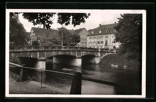 AK Donaueschingen, Partie an der Brigach