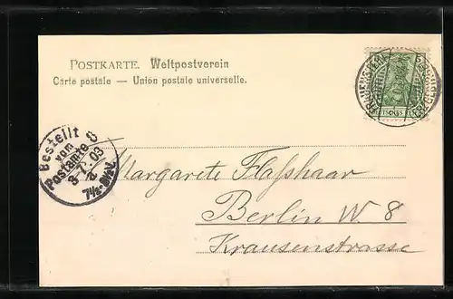 AK Frauenstein i. Erzgeb., Häuserpartie mit Ruine