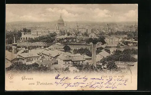 AK Potsdam, Blick auf die Stadt