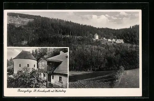 AK Arnsdorf /Riesengeb., Gastwirtschaft Forsthaus St. Annakapelle