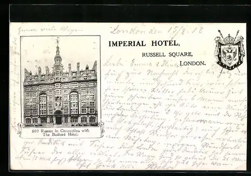 AK London, Imperial Hotel, Russel Square