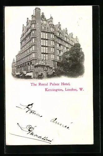 AK London, The Royal Palace Hotel, Kensington
