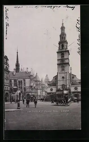 AK London, Law Courts & St. Clement Danes