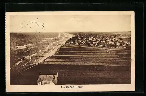 AK Horst, Ortsansicht mit Meerpartie