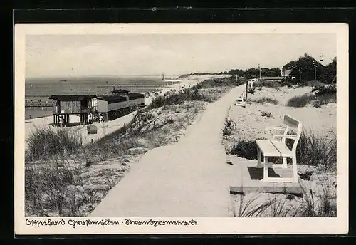 AK Grossmöllen, Partie am Strand