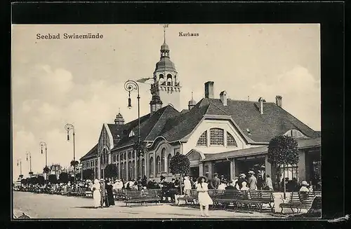 AK Swinemünde, Blick auf das Kurhaus