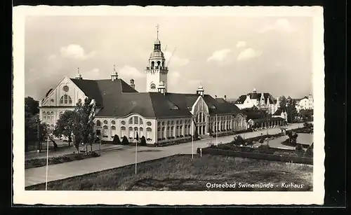 AK Swinemünde, Blick auf das Kurhaus