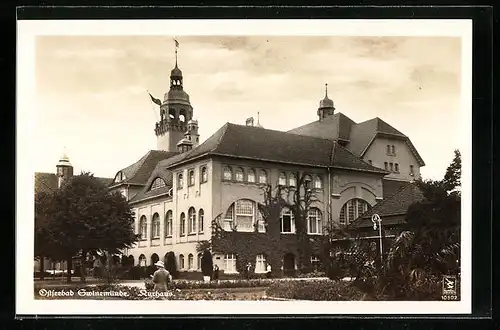 AK Swinemünde, Partie am Kurhaus