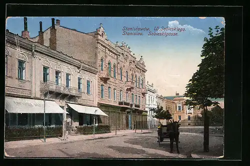 AK Stanislawów, Ul. Sobieskiego