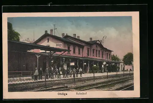 AK Ohligs, Blick zum Bahnhof