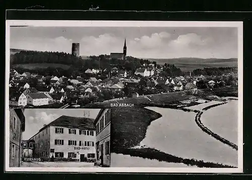 AK Bad Abbach, Ortsansicht mit Kurhaus