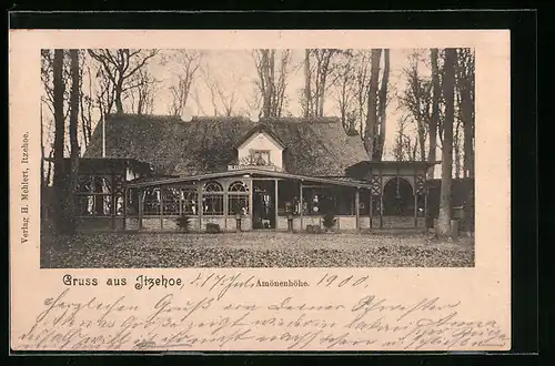 AK Itzehoe, Amönenhöhe mit Bäumen