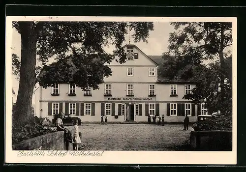 AK Kassel, Gasthaus Schloss Wilhelmstal
