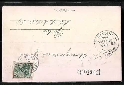 AK Zwiebusch, Gasthaus Berliner Schweiz mit Garten