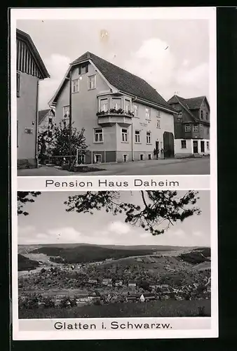 AK Glatten /Schwarzw., Pension Haus Daheim, Gesamtansicht