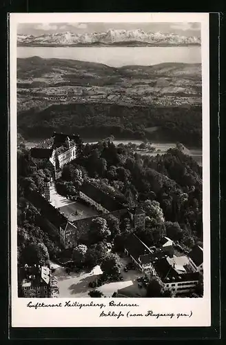 AK Heiligenberg /Bodensee, Schloss, Fliegeraufnahme