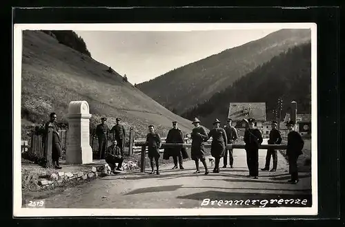 AK Brennergrenze mit Soldaten