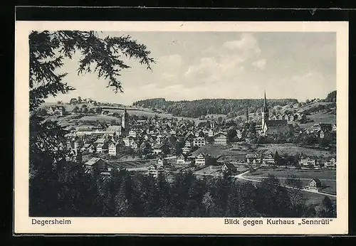 AK Degersheim, Blick gegen Kurhaus Sennrüti