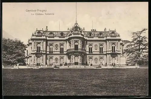 AK Genève-Pregny, Le Château Rotschild