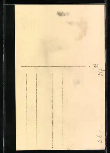 AK Maria Wörth, Blick durch ein Tor zur Kirche