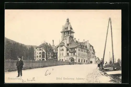 AK Semmering, Hotel Erzherzog Johann