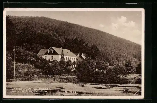 AK Halver b. Schalksmühle, Pension und Cafe Paul Husser