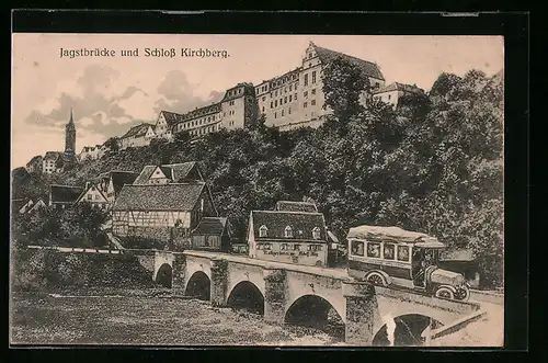 AK Kirchberg, Jagstbrücke und Schloss Kirchberg