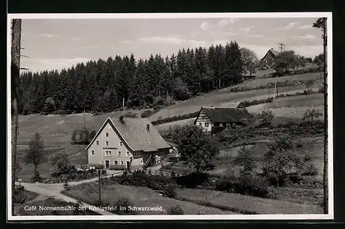 AK Königsfeld i. Schwarzwald, Café Nonnenmühle