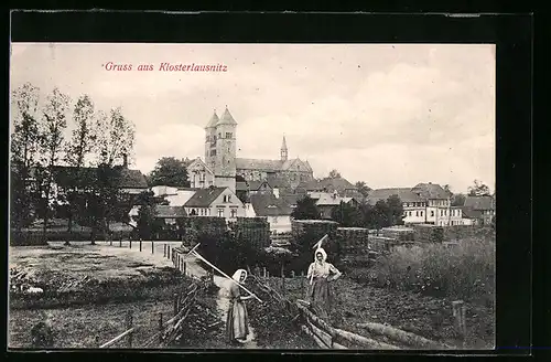 AK Klosterlausnitz, Blick auf den Ort