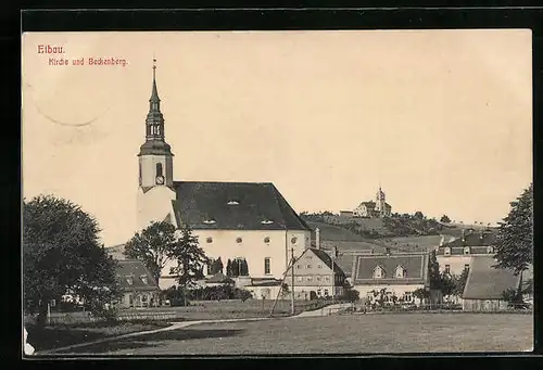 AK Eibau, Kirche und Beckenberg