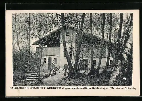 AK Uchtenhagen /Mark, Falkenberg-Charlottenburger Jugendwanderer-Hütte