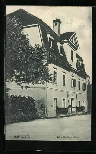AK Bad Einöd, Altes Kurhaus, Post