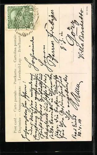 AK Bad Einöd, Altes Kurhaus, Post