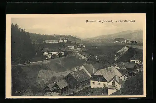 AK Hammerl bei Neumarkt, Ortsansicht aus der Vogelschau