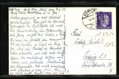 AK Weng b. Admont, Ortsansicht mit Kirche