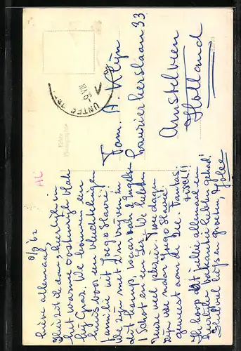 AK Graz, Das Luegg-Haus aus der Vogelschau