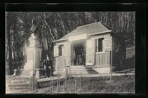 AK Salzburg, Mozarthäuschen am Kapuzinerberg