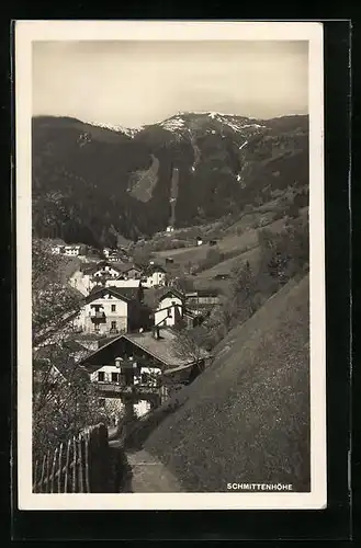 AK Zell am See, Schmittenhöhe aus der Vogelschau