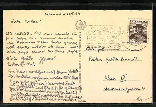 AK Krimml, Pension Geissler-Waltl