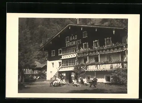 AK Stuhlfelden, Blick auf das Hotel Bad Burgwies