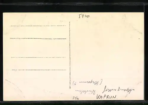 AK Kaprun, Idyllisches Alpengasthaus Wüstlau