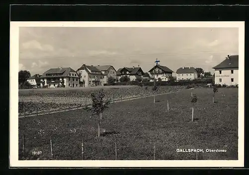 AK Gallspach, Ortsansicht mit Siedlung