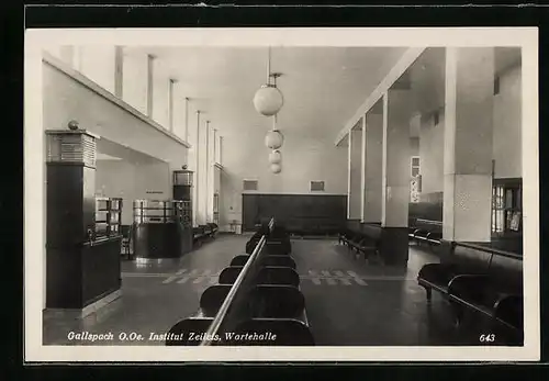 AK Gallspach, Institut Zeileis, Wartehalle