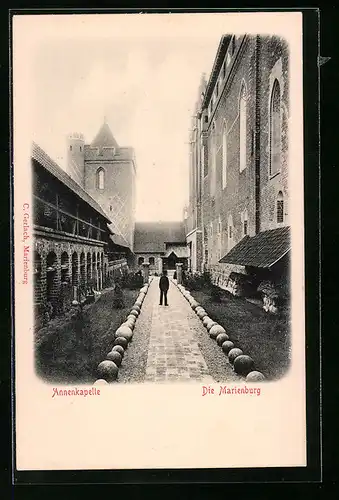 AK Marienburg, Blick auf die Annakapelle
