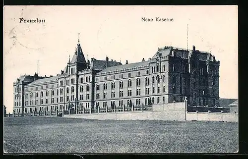 AK Prenzlau, Ansicht der neuen Kaserne