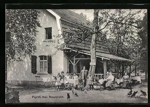AK Furth bei Reusrath, Cafe-Restaurant Waldesruh